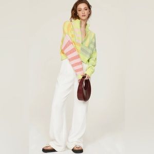 Staud Cropped Hampton Sweater